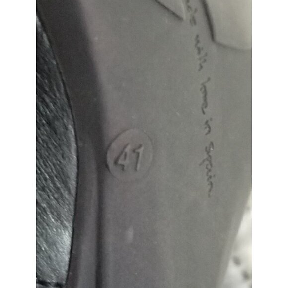 Wonders Made With Love In Spain G-3680 Black Comfort Pump Medium Heel Size 41 - Picture 5 of 5